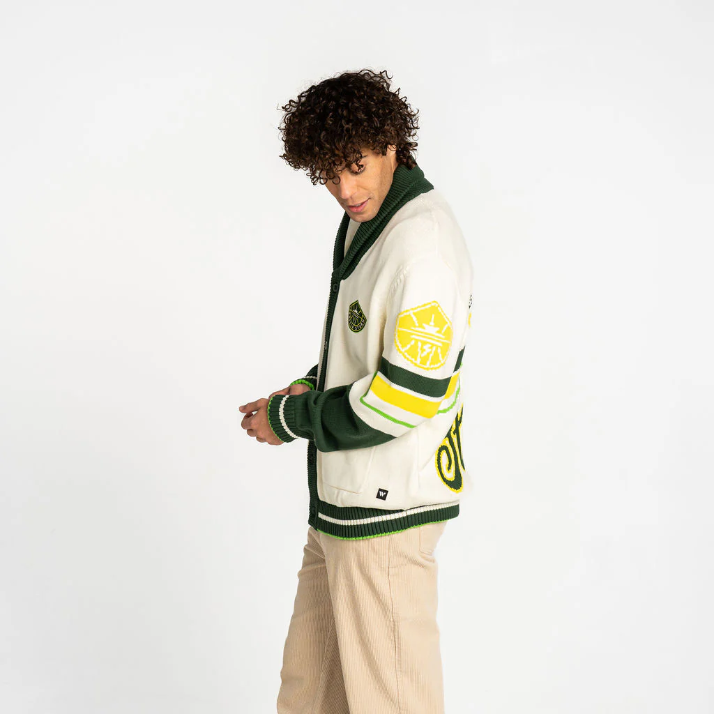 Seattle Storm Jacquard Button-Up - Cream - Image 3